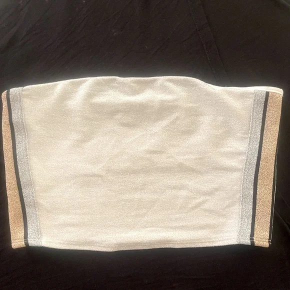 Pink by Victoria’s Secret silver and gold be dead top size M - Picture 2 of 5